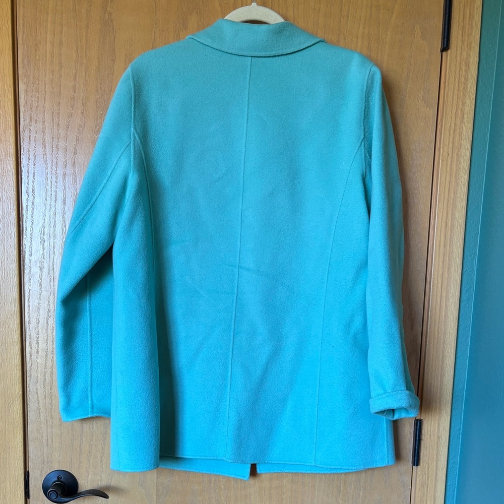 Talbots Turquoise Wool Jacket - Picture 4 of 4